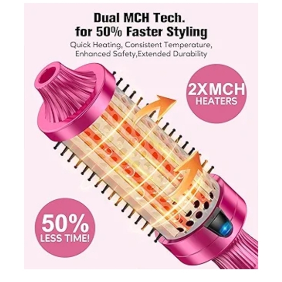 Pink Thermal Hair Styling Brush New In Box - Picture 3 of 10